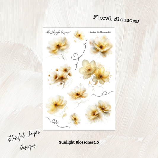 Sunlight Ink Blossom Florals