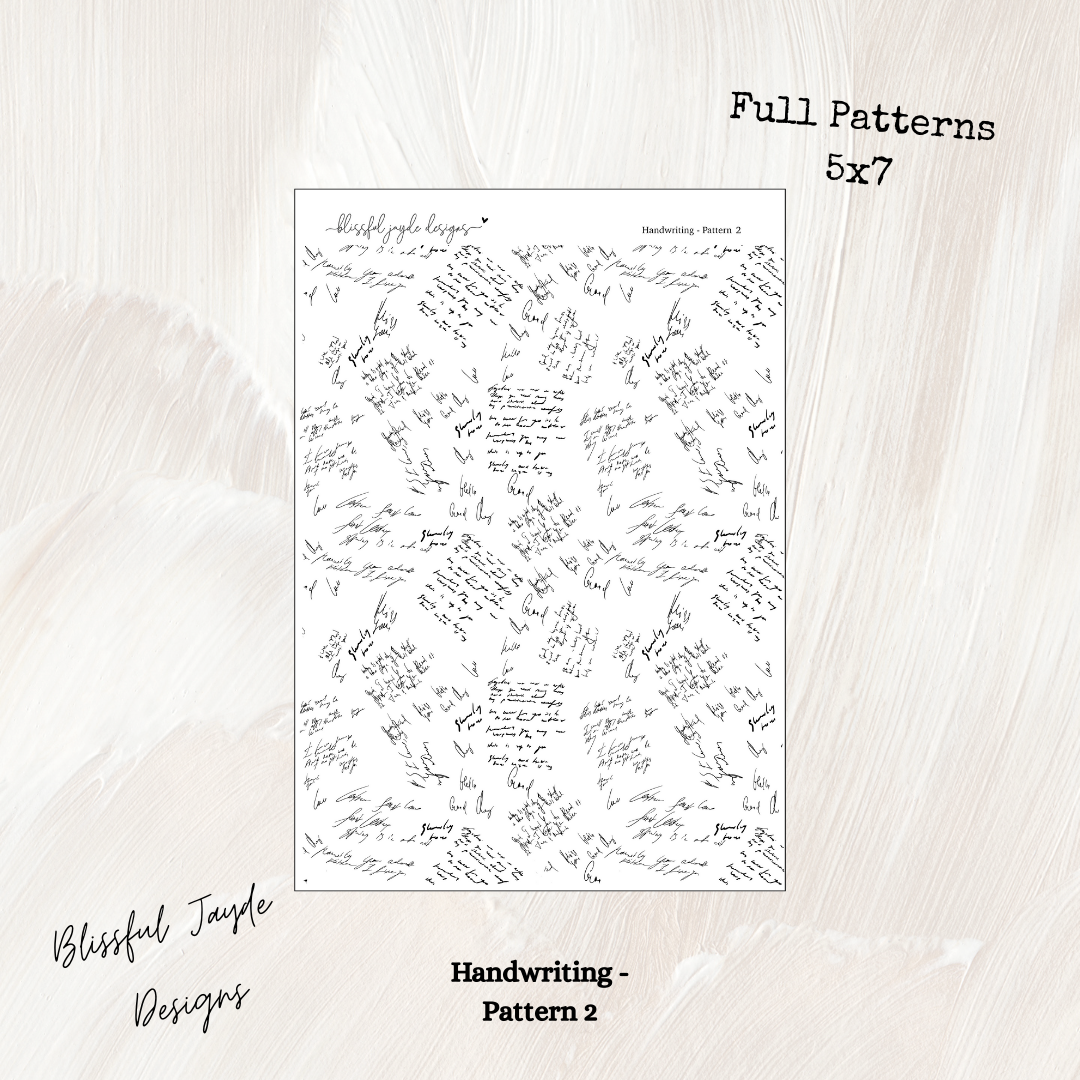 Handwriting Patterns