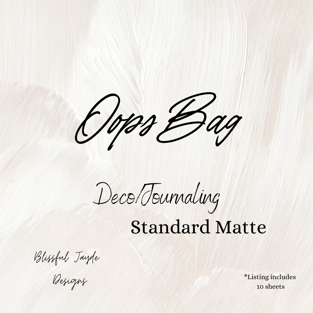 Oops Bag - Standard Matte