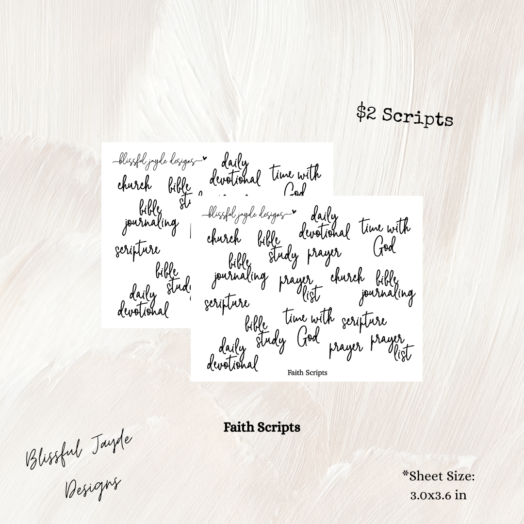 $2 Faith Sampler