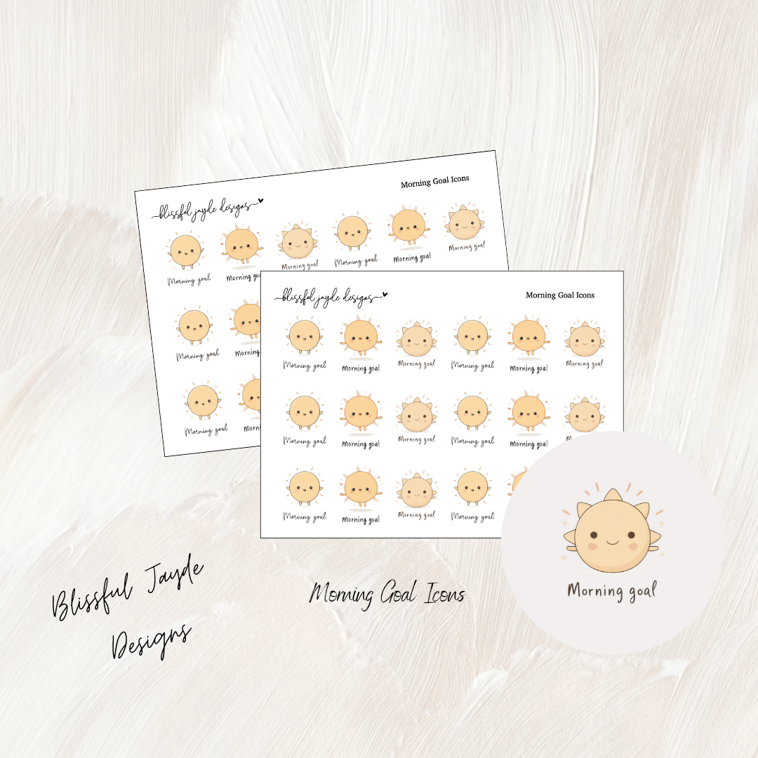 Sweet Kawaii Icon Individual Icons