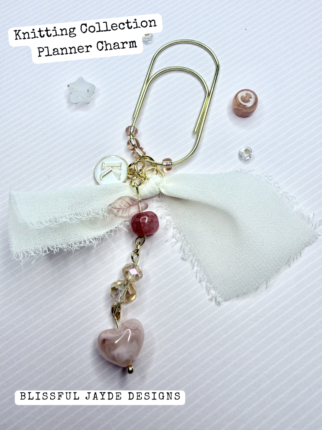 Knitting Collection Planner Charm