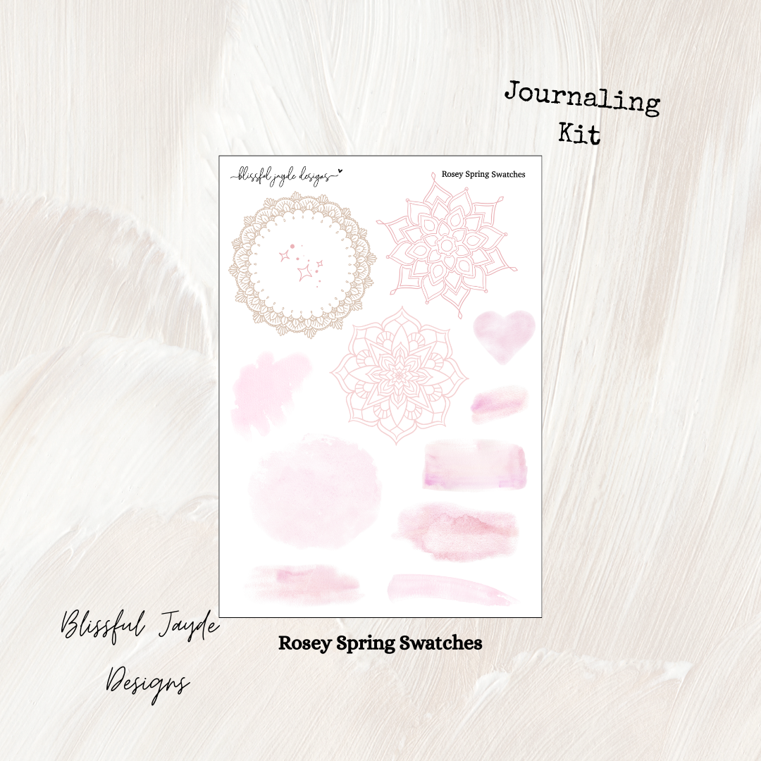 Rosey Spring Journaling Kit