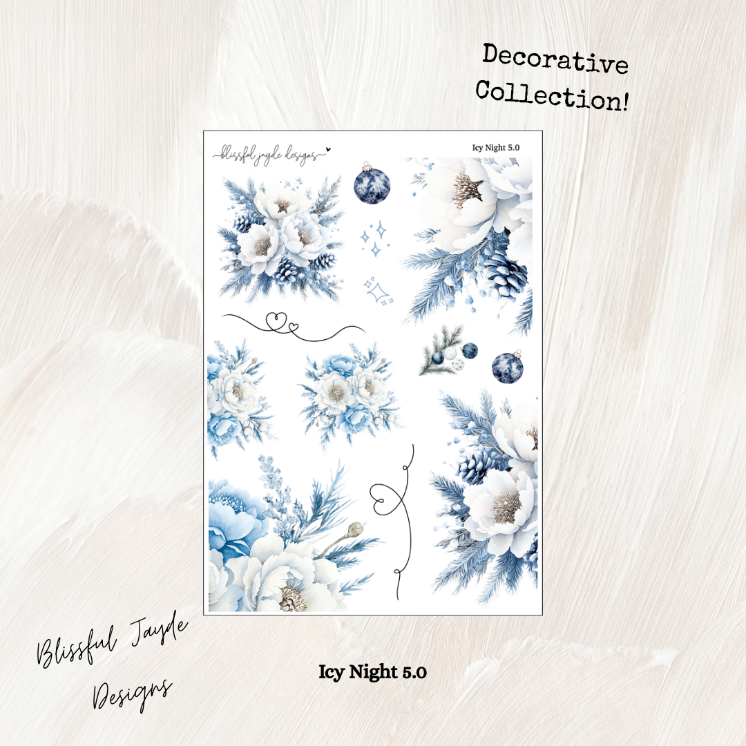 Icy Night Decorative Collection
