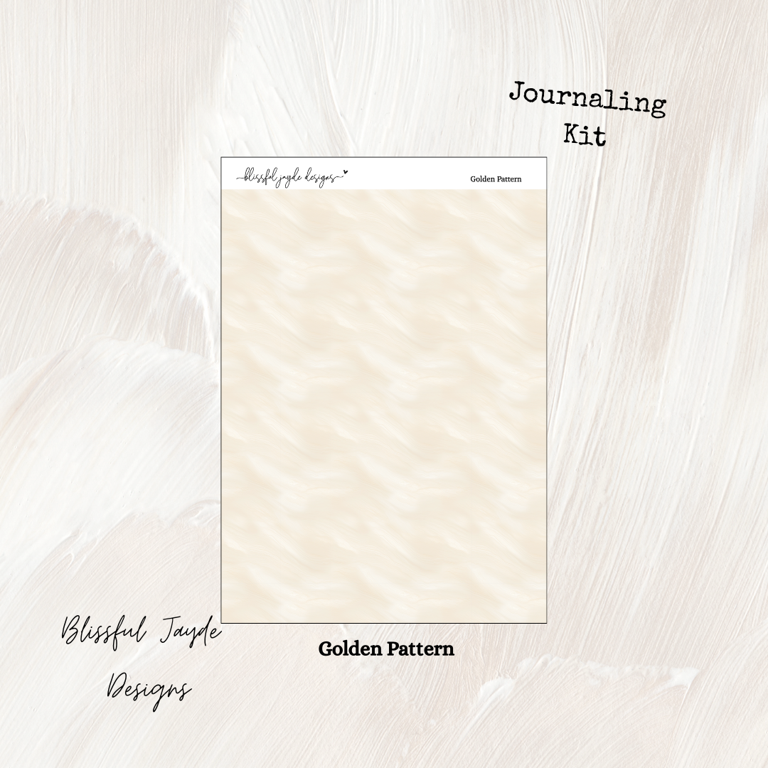 Golden Journaling Kit