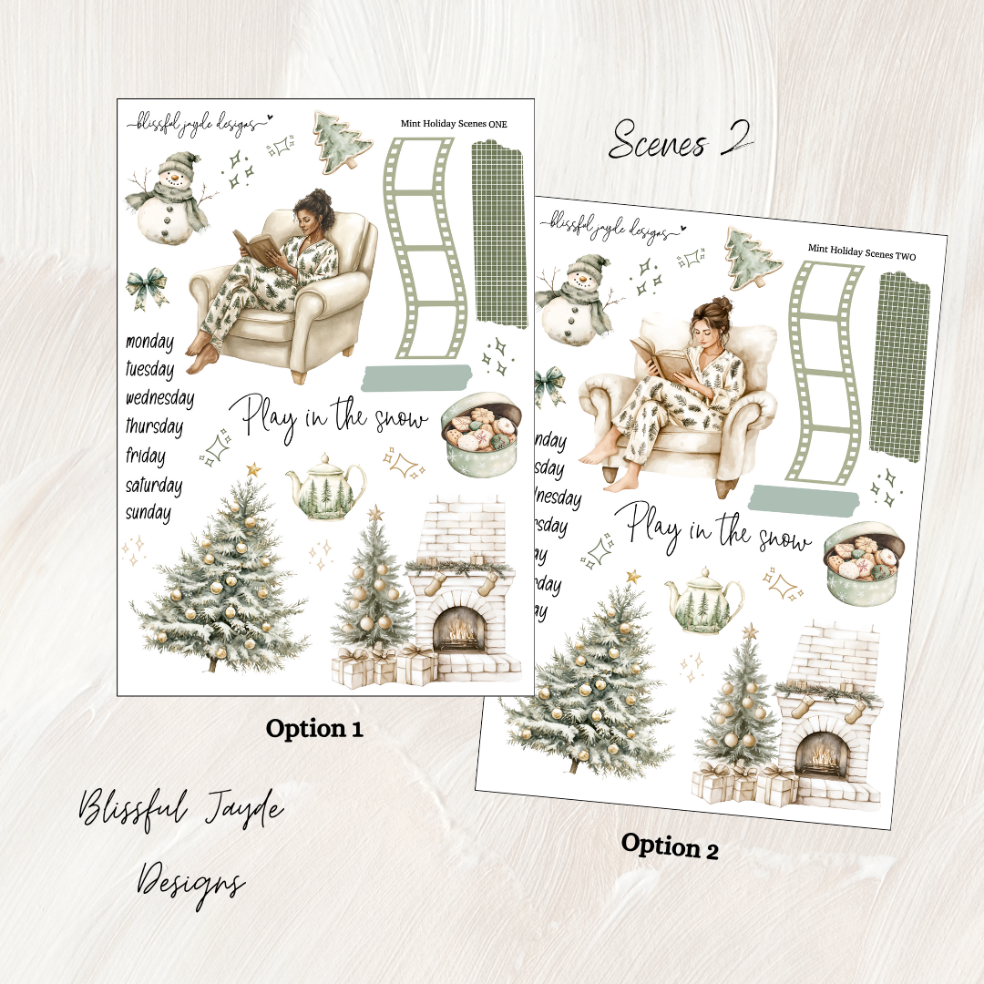Mint Holiday Journaling Kit