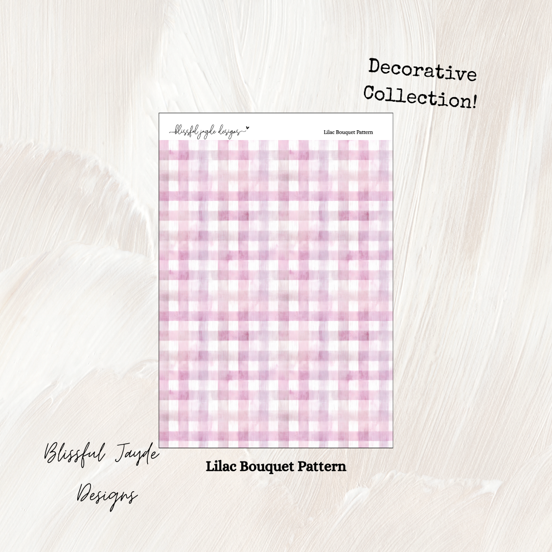 Lilac Bouquet Decorative Collection