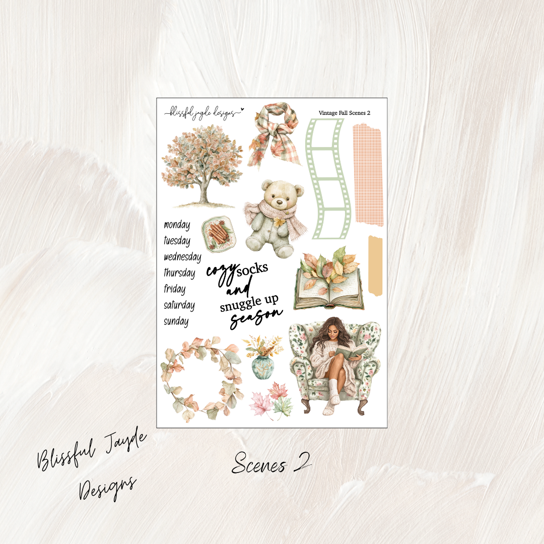 Vintage Fall Journaling Kit