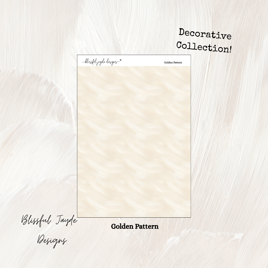 Golden Decorative Collection