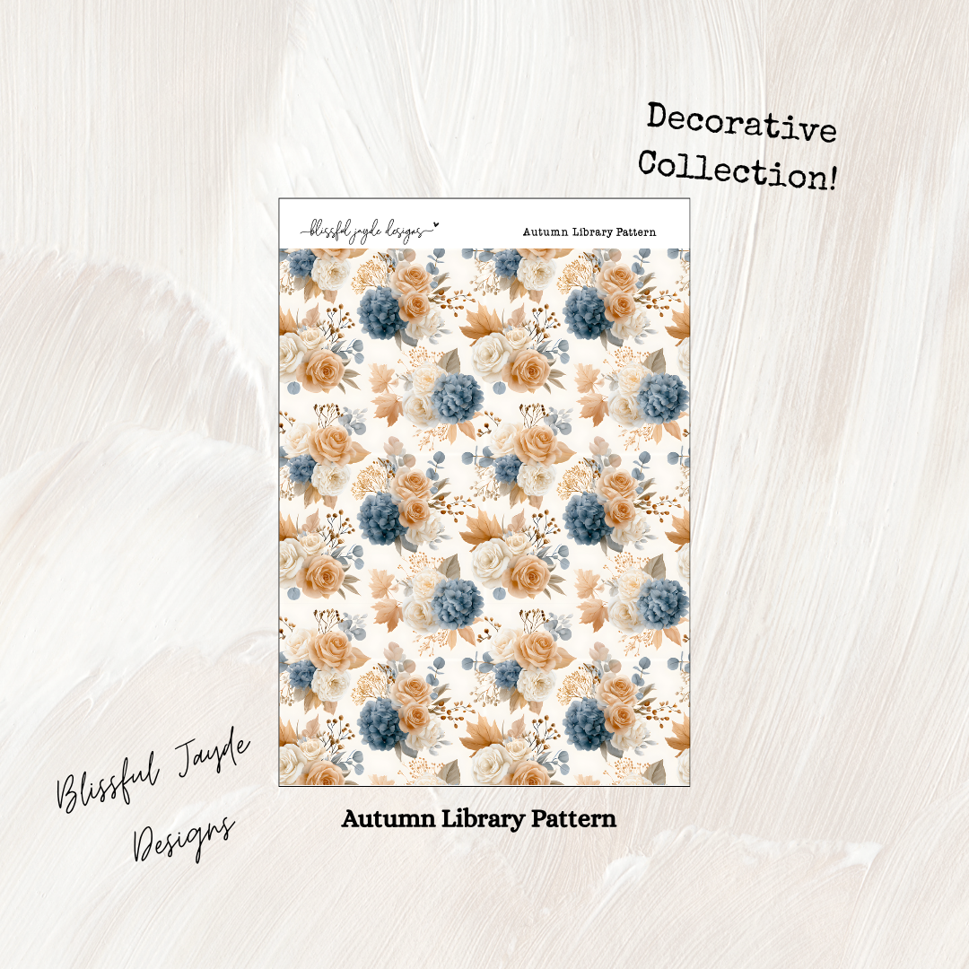 Autumn Library Decorative Collection