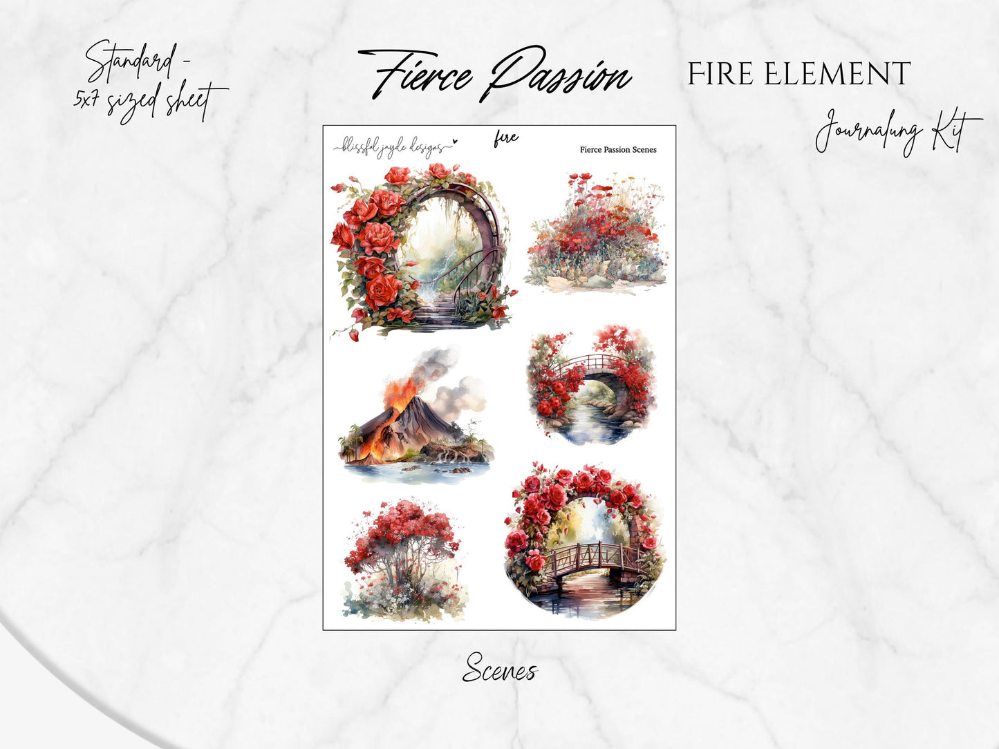 Fierce Passion Journaling Kit - (Fire Element)