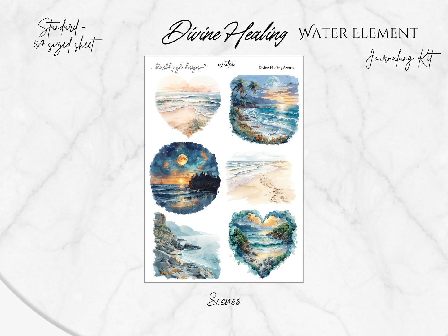 Divine Healing Journaling Kit - (Water Element)