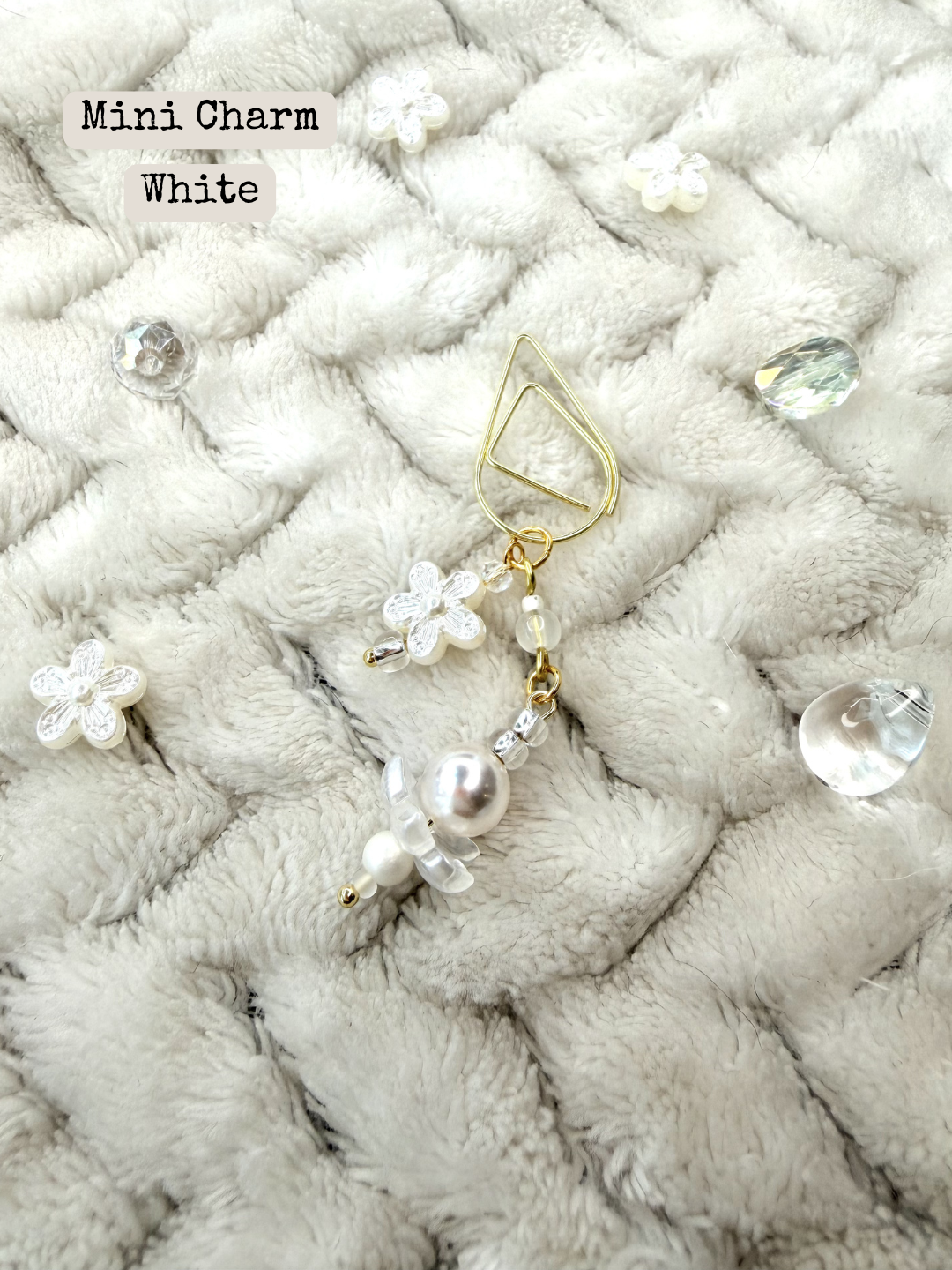 White Mini Charm: M-100