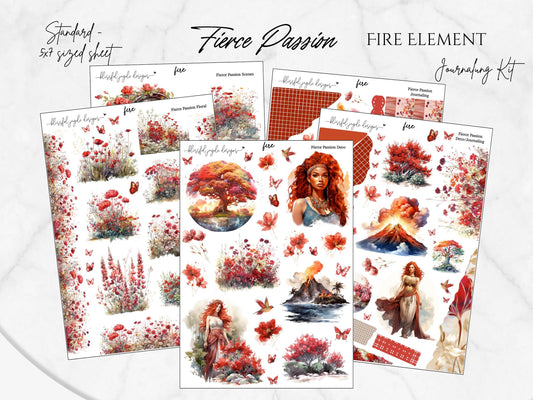 Fierce Passion Journaling Kit - (Fire Element)