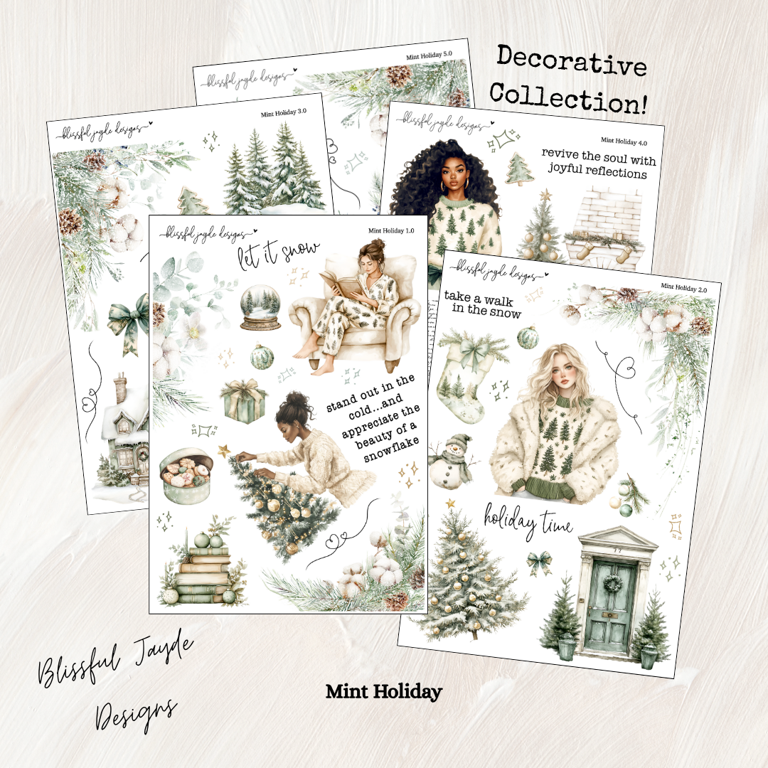 Mint Holiday Decorative Collection