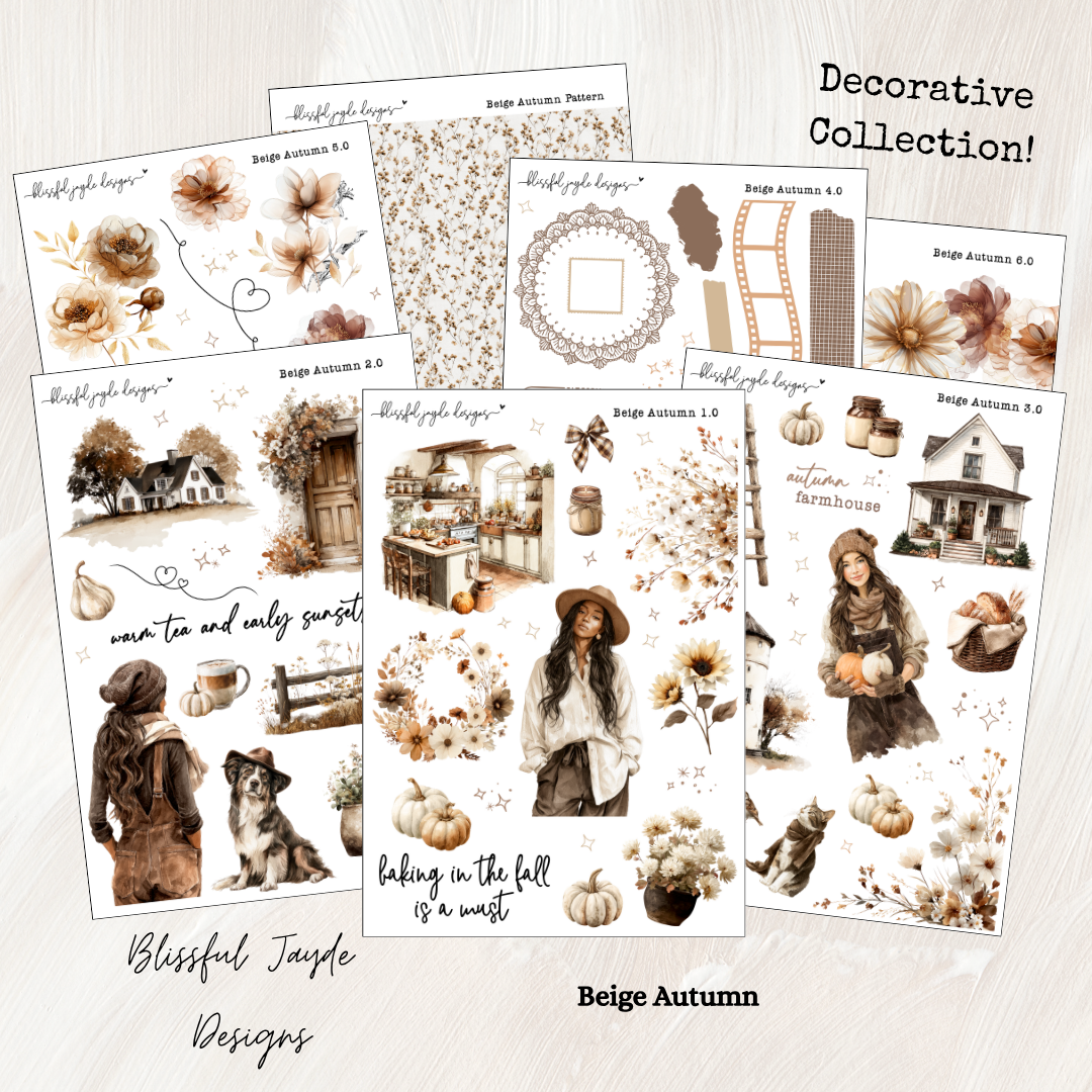 Beige Autumn Decorative Collection