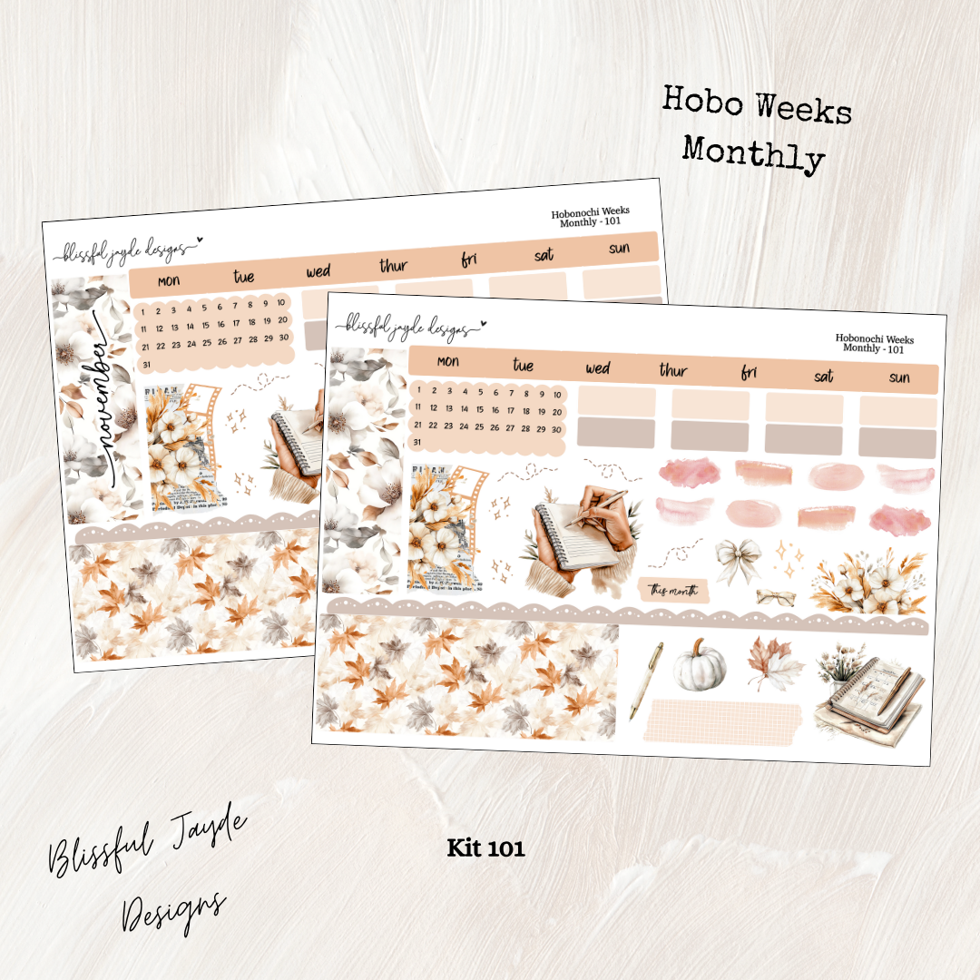 Hobo Weeks Monthly Kit - 101