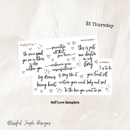 $3 Thursday Self Love Samplers