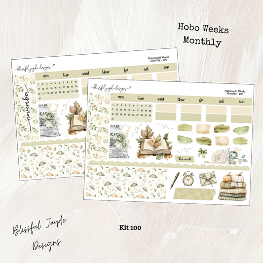 Hobo Weeks Monthly Kit - 100