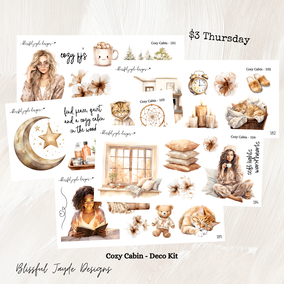 $3 Thursday Cozy Cabin - Deco Collection