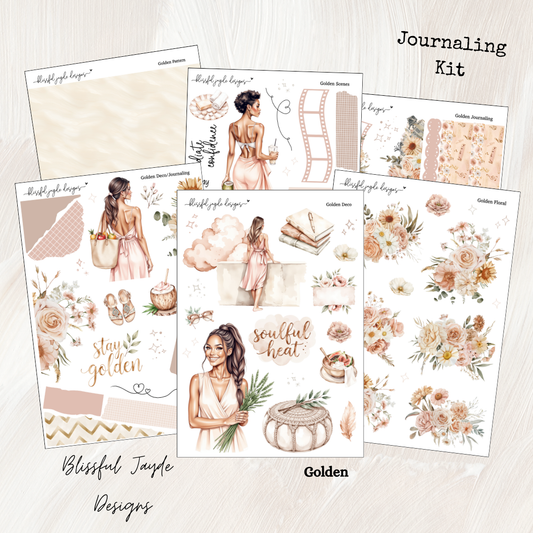 Golden Journaling Kit