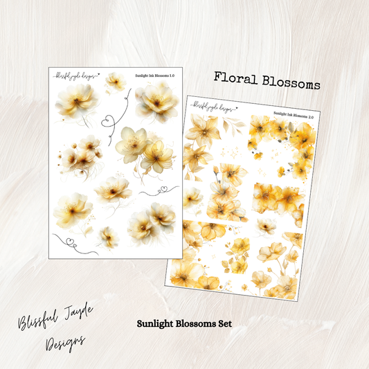 Sunlight Ink Blossom Florals