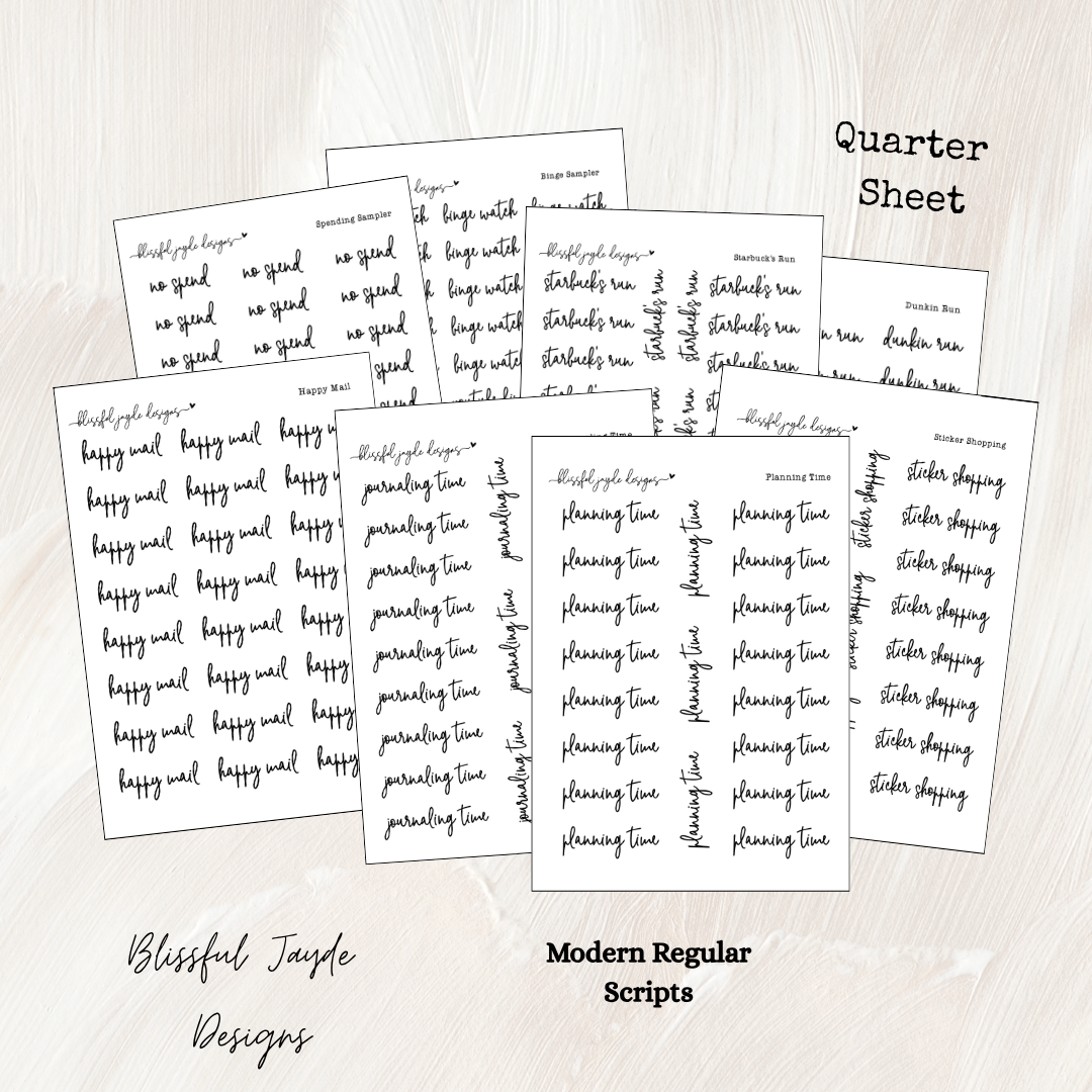 Modern Script Bundle - Modern Font
