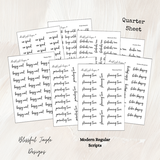 Modern Script Bundle - Modern Font