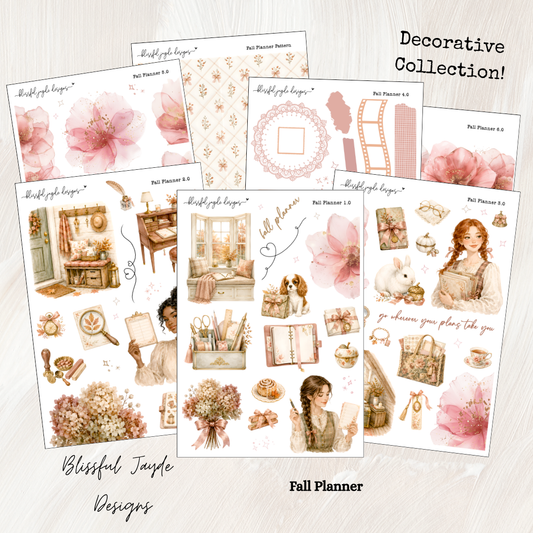 Fall Planner Decorative Collection