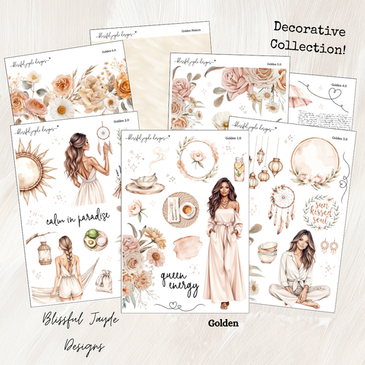 Golden Decorative Collection