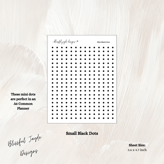 Small Black Dots