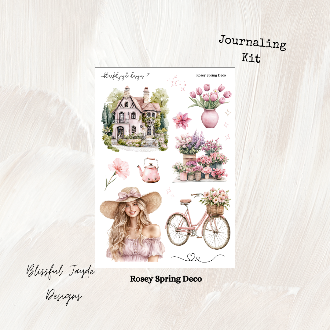 Rosey Spring Journaling Kit