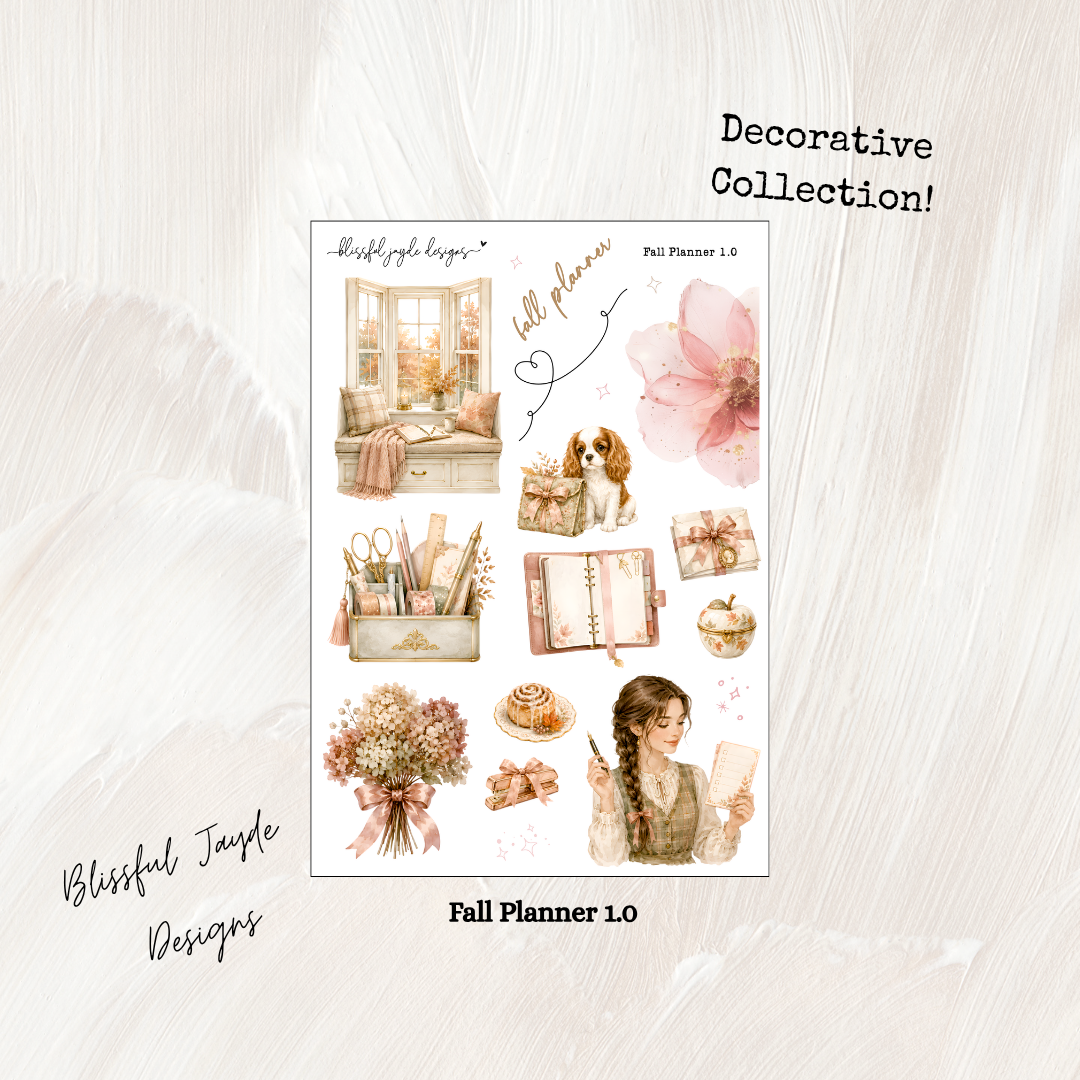 Fall Planner Decorative Collection