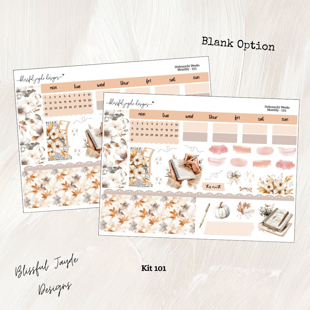 Hobo Weeks Monthly Kit - 101