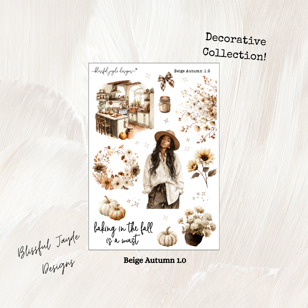 Beige Autumn Decorative Collection