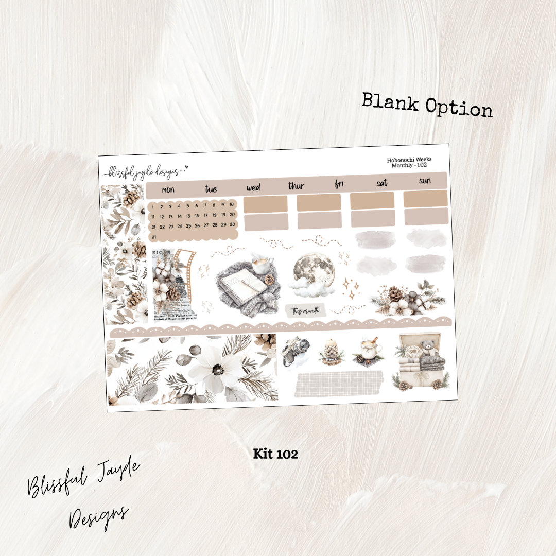 Hobo Weeks Monthly Kit - 102
