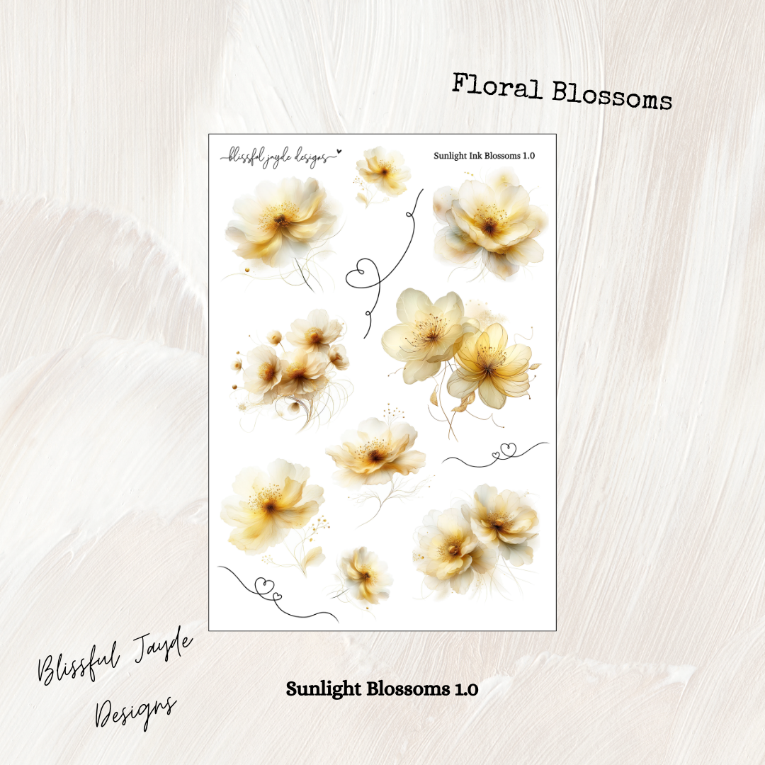 Sunlight Ink Blossom Florals