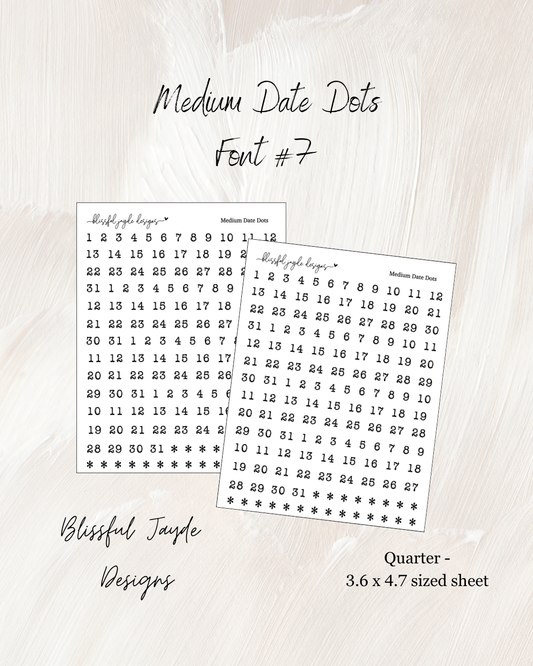 Medium Date Dots
