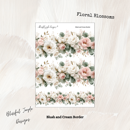 Blush and Cream Border