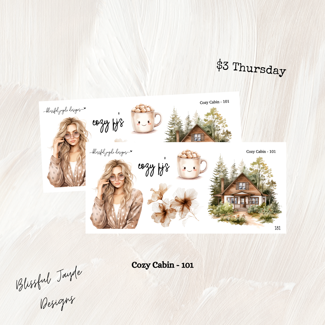 $3 Thursday Cozy Cabin - Deco Collection