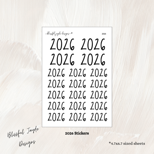 2026 Stickers