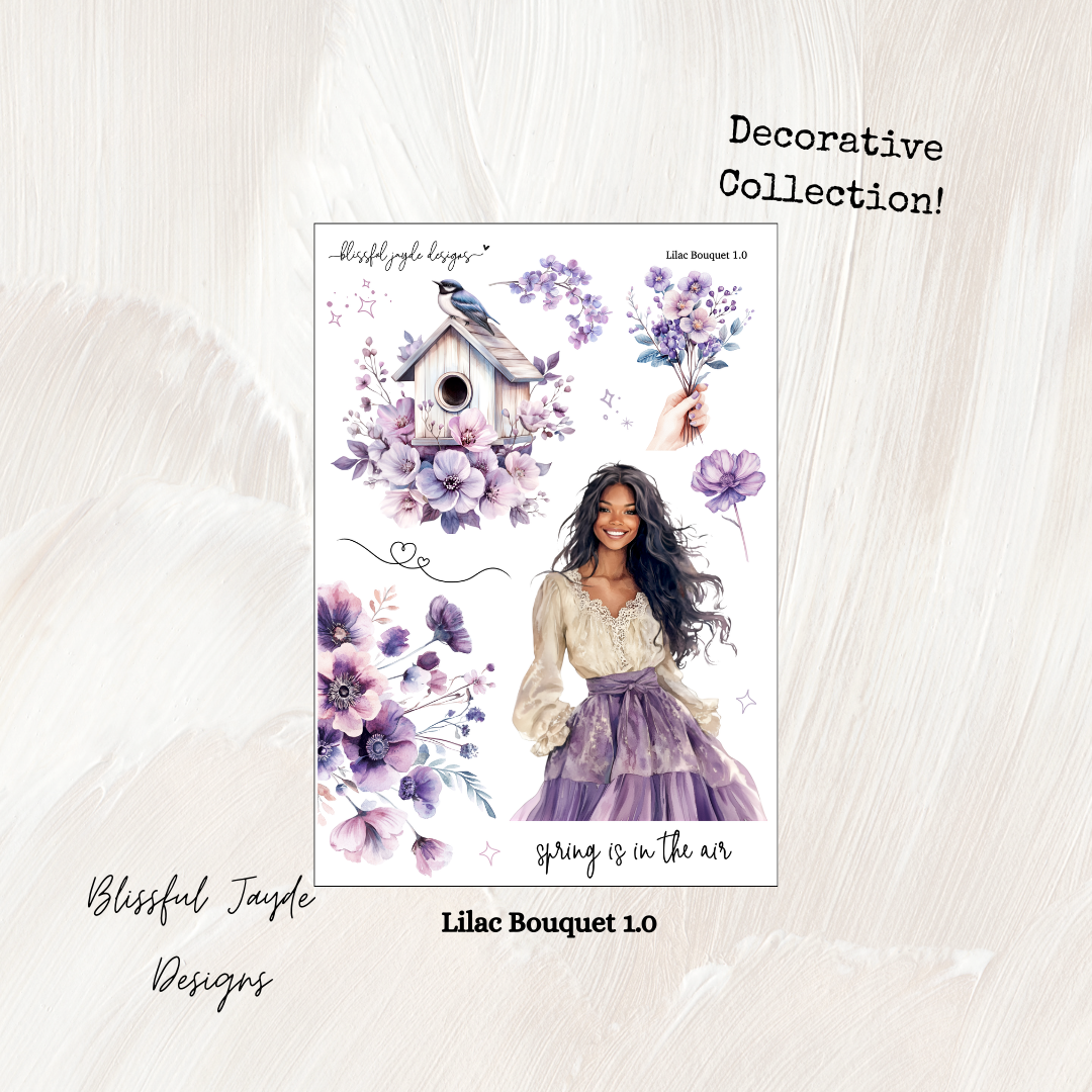 Lilac Bouquet Decorative Collection