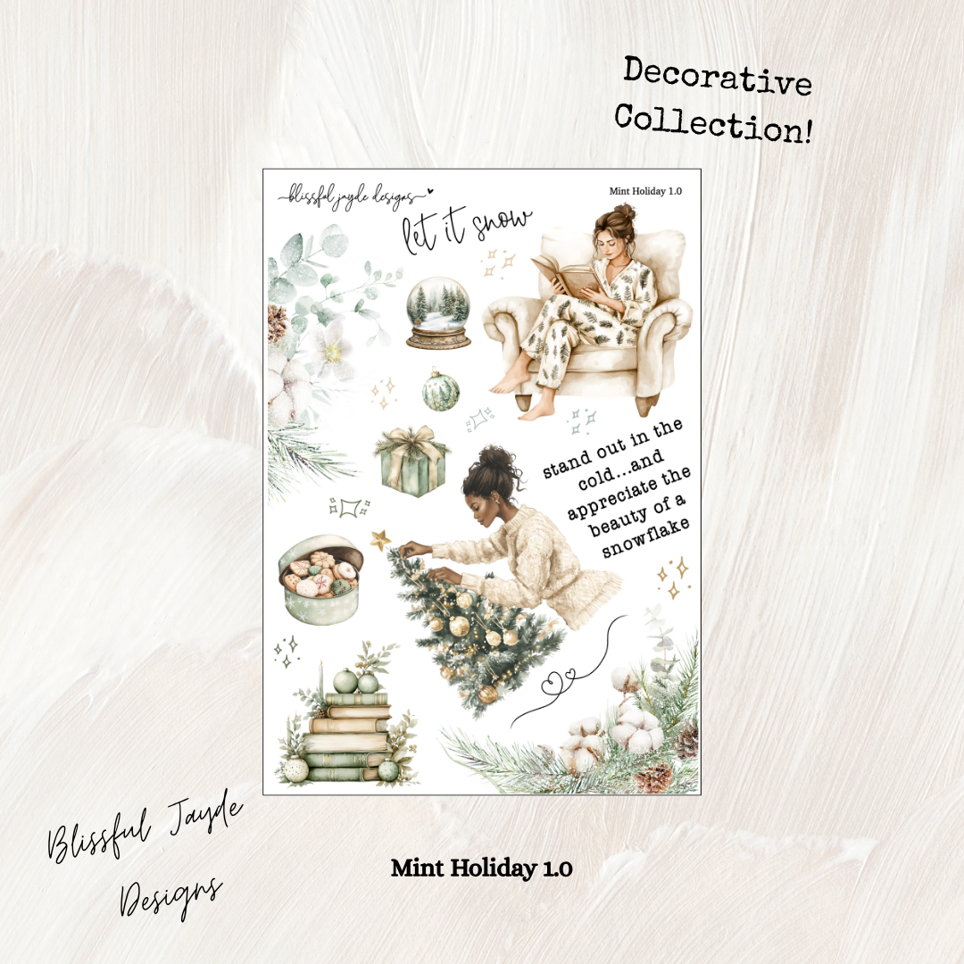 Mint Holiday Decorative Collection