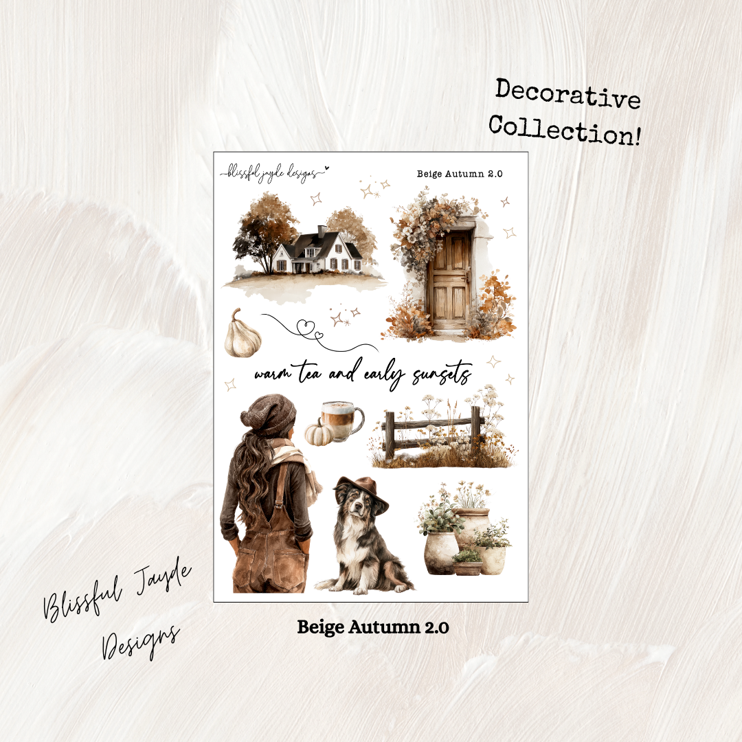 Beige Autumn Decorative Collection