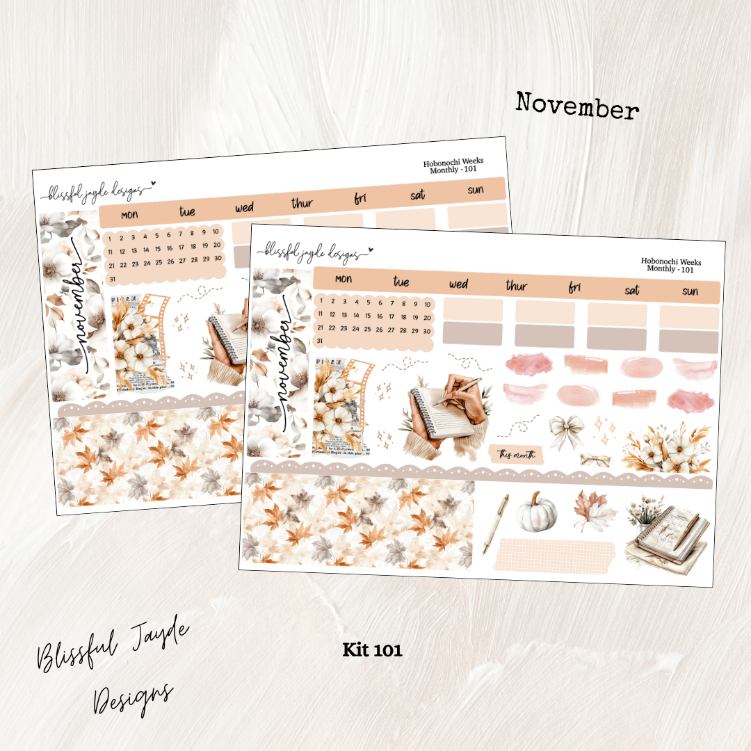 Hobo Weeks Monthly Kit - 101