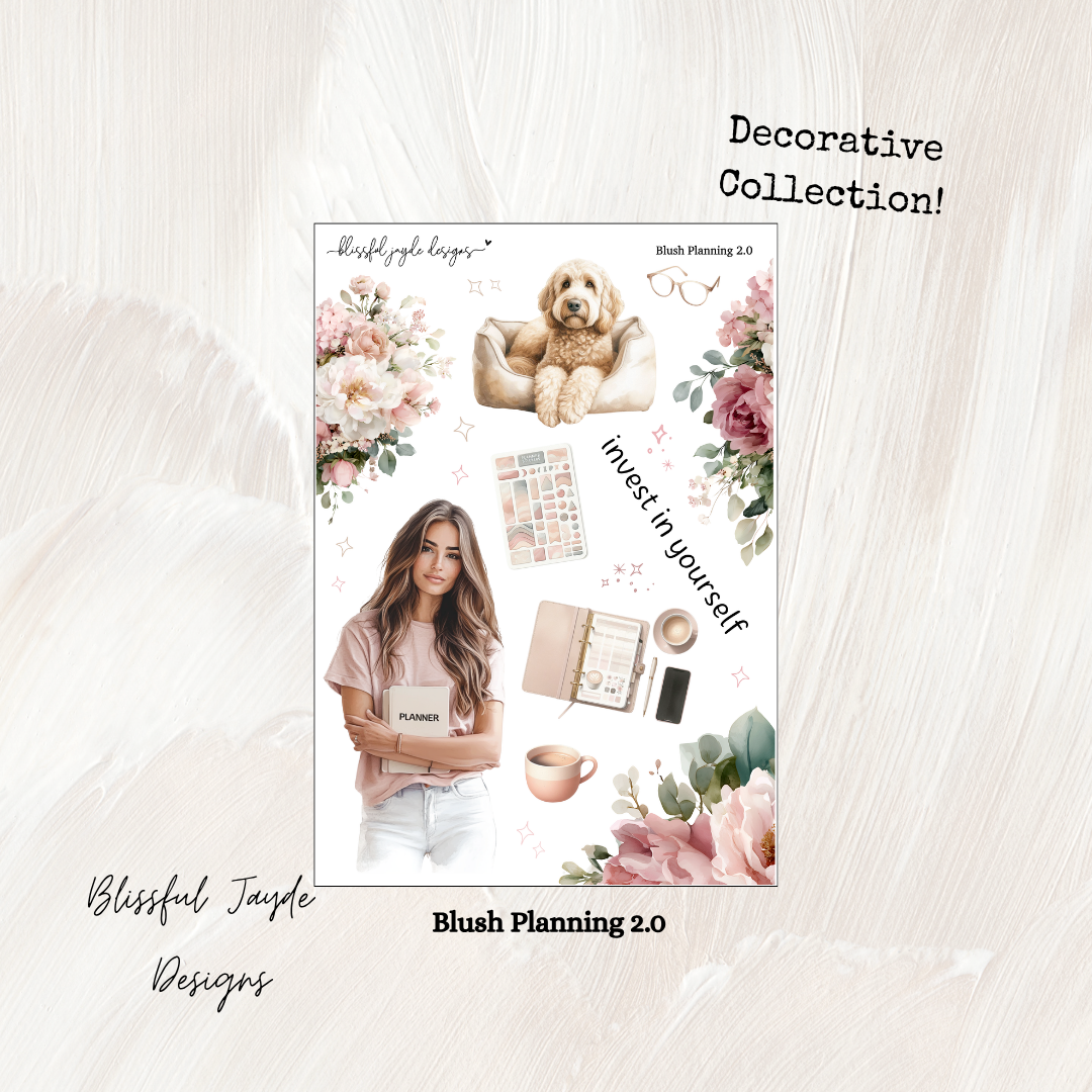 Blush Planning Decorative Collection