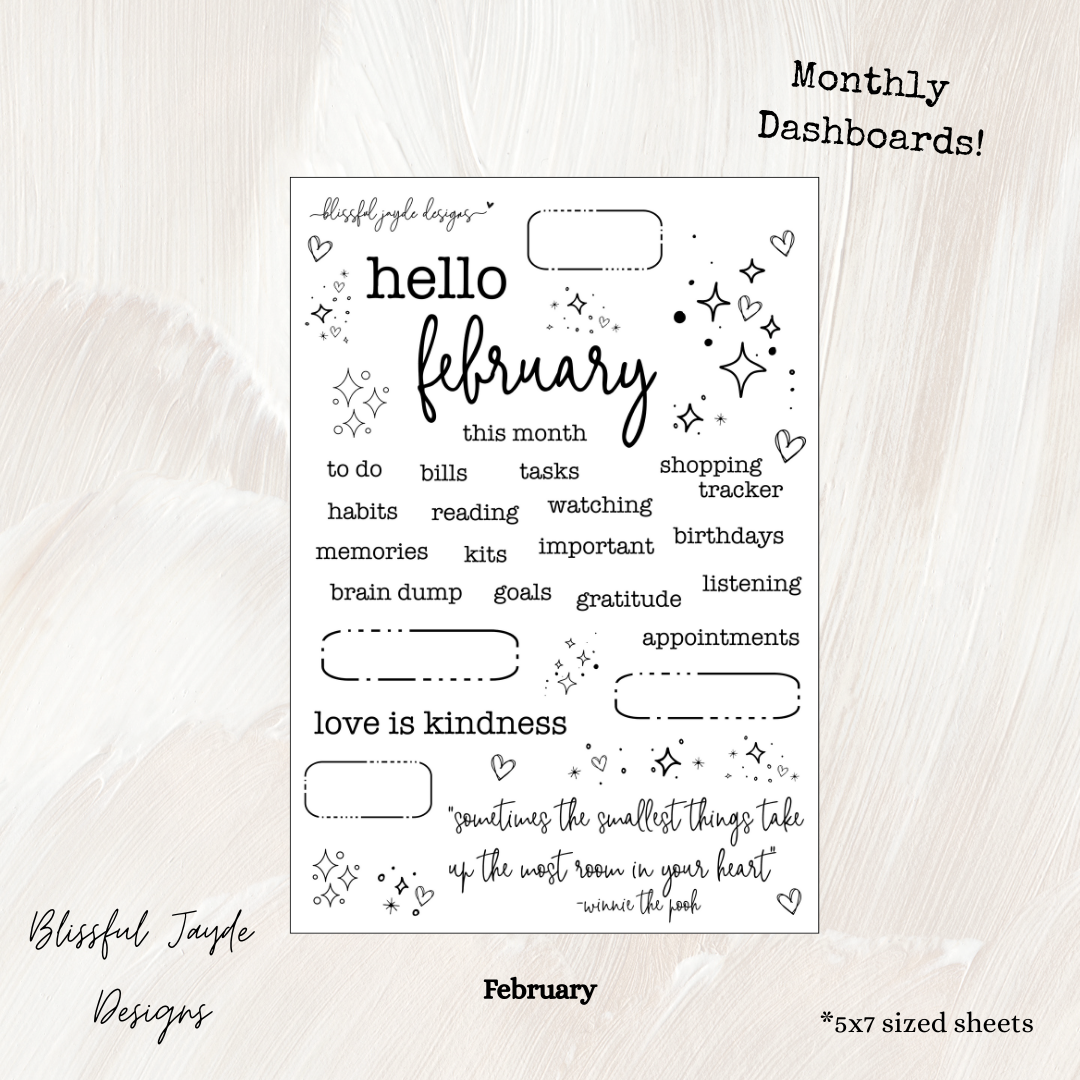 Monthly Dashboard Collection