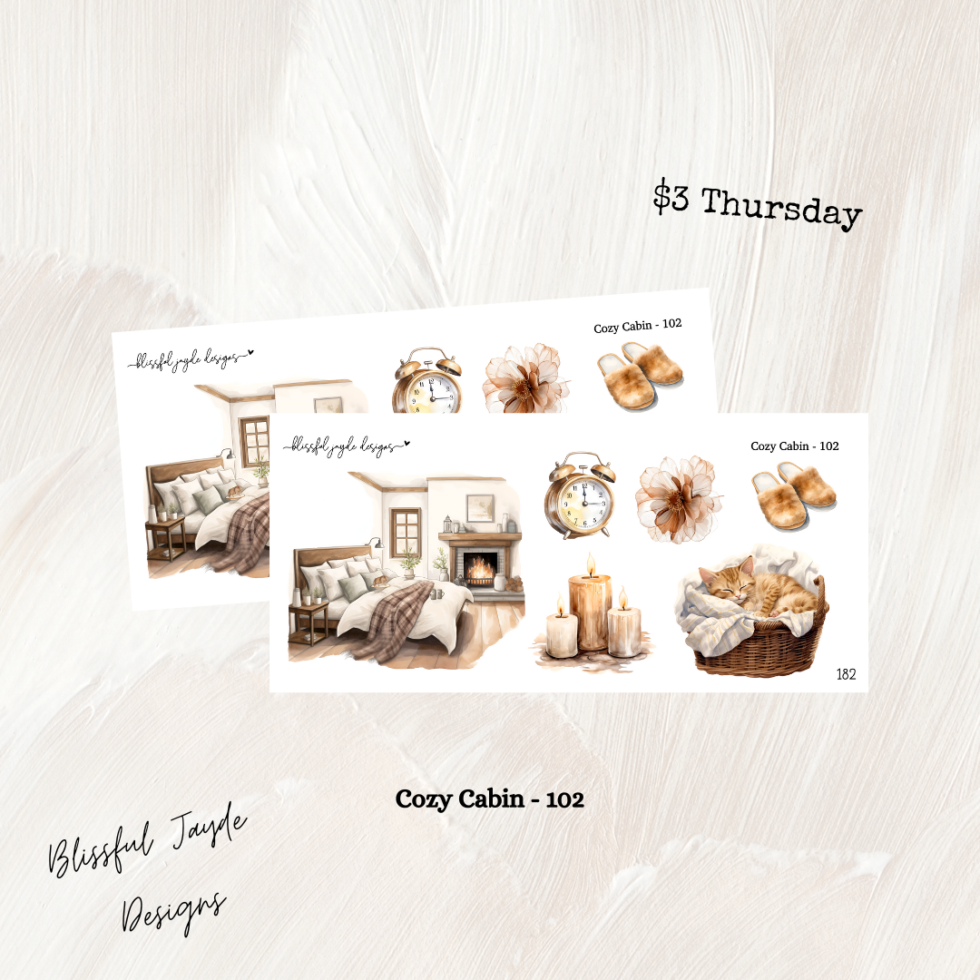 $3 Thursday Cozy Cabin - Deco Collection
