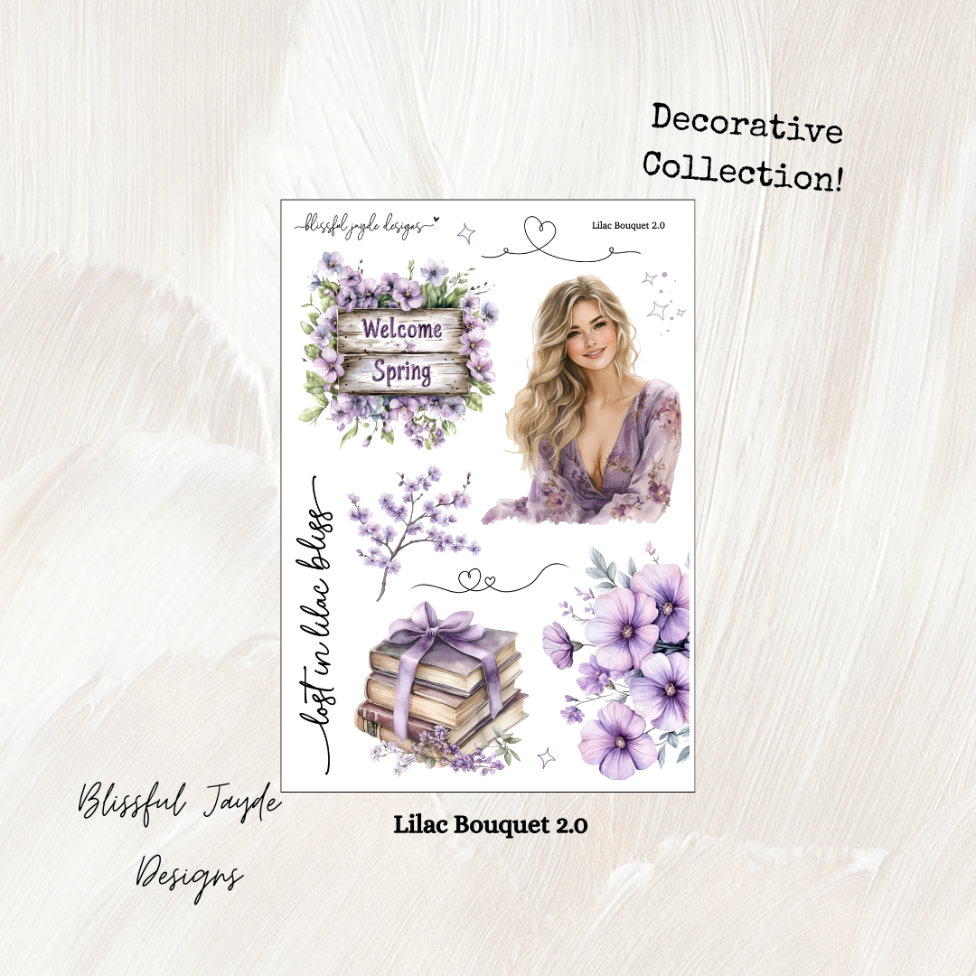 Lilac Bouquet Decorative Collection