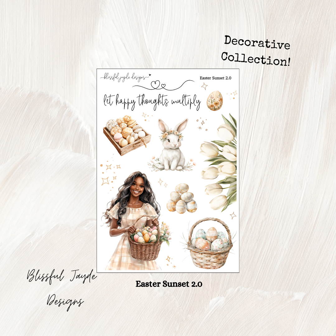 Easter Sunset Decorative Collection